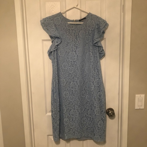 Blue Lace Dress - Picture 1 of 5